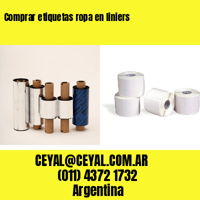 Comprar etiquetas ropa en liniers