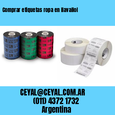 Comprar etiquetas ropa en llavallol