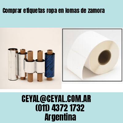 Comprar etiquetas ropa en lomas de zamora