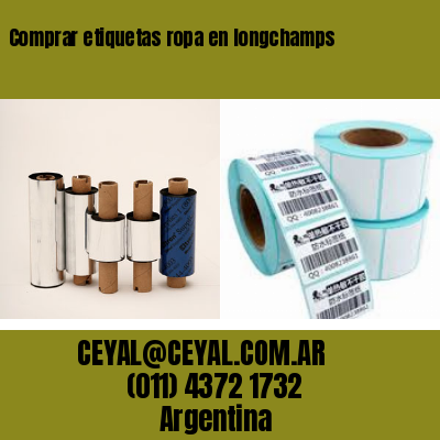 Comprar etiquetas ropa en longchamps