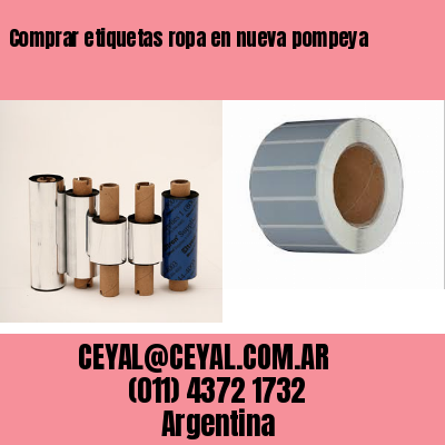 Comprar etiquetas ropa en nueva pompeya