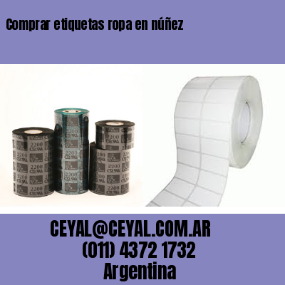 Comprar etiquetas ropa en núñez