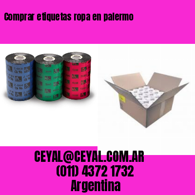 Comprar etiquetas ropa en palermo