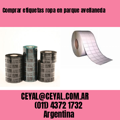 Comprar etiquetas ropa en parque avellaneda
