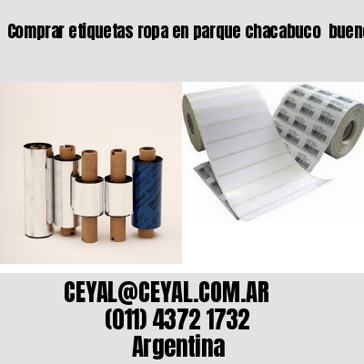 Comprar etiquetas ropa en parque chacabuco  buenos aires