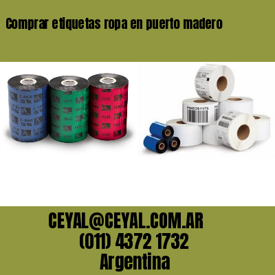 Comprar etiquetas ropa en puerto madero
