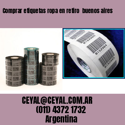 Comprar etiquetas ropa en retiro  buenos aires
