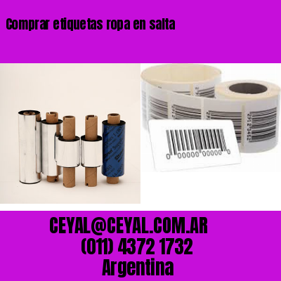 Comprar etiquetas ropa en salta