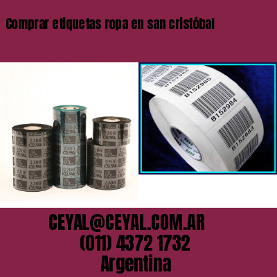 Comprar etiquetas ropa en san cristóbal