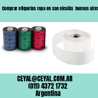 Comprar etiquetas ropa en san nicolás  buenos aires