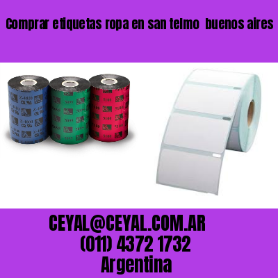 Comprar etiquetas ropa en san telmo  buenos aires