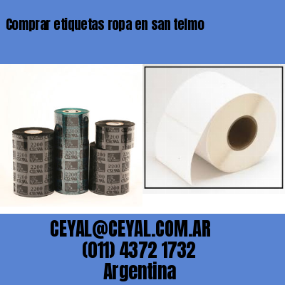 Comprar etiquetas ropa en san telmo