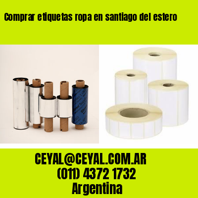 Comprar etiquetas ropa en santiago del estero