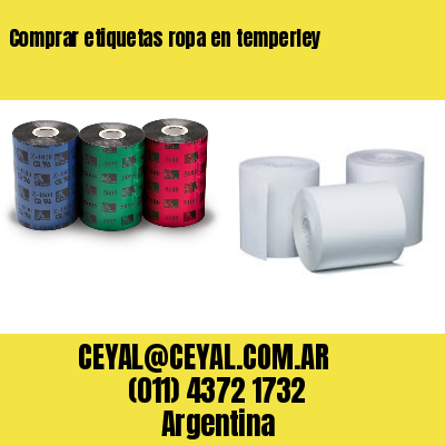 Comprar etiquetas ropa en temperley