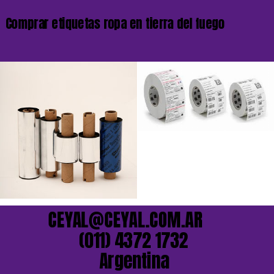 Comprar etiquetas ropa en tierra del fuego