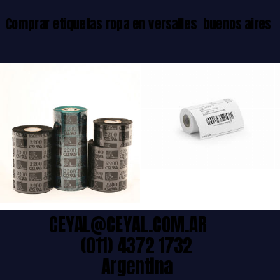 Comprar etiquetas ropa en versalles  buenos aires