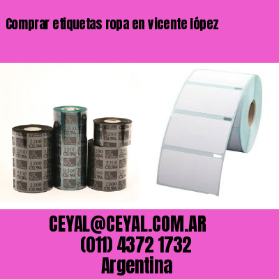 Comprar etiquetas ropa en vicente lópez