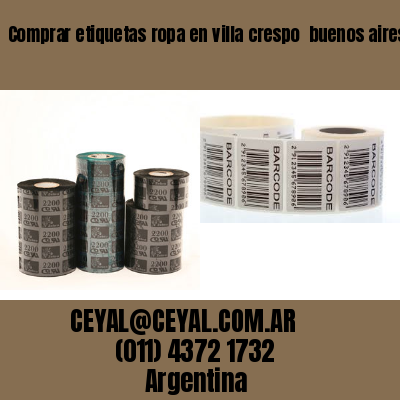 Comprar etiquetas ropa en villa crespo  buenos aires