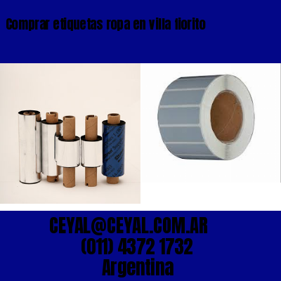 Comprar etiquetas ropa en villa fiorito