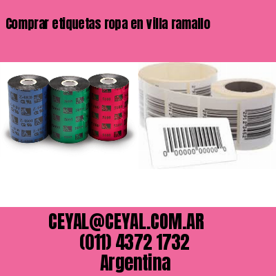 Comprar etiquetas ropa en villa ramallo