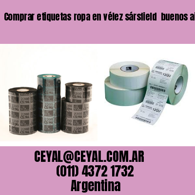 Comprar etiquetas ropa en vélez sársfield  buenos aires