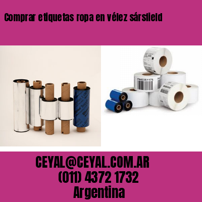Comprar etiquetas ropa en vélez sársfield