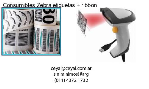 Consumibles Zebra etiquetas   ribbon