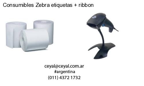 Consumibles Zebra etiquetas ribbon