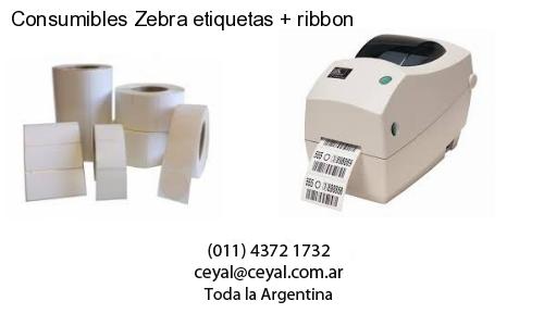 Consumibles Zebra etiquetas   ribbon