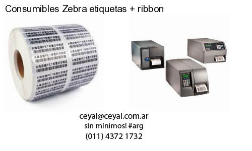 Consumibles Zebra etiquetas ribbon