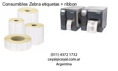 Consumibles Zebra etiquetas   ribbon