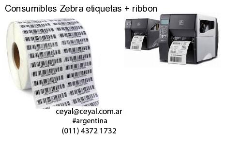 Consumibles Zebra etiquetas   ribbon