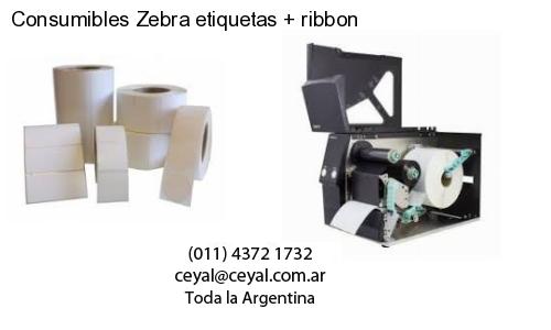 Consumibles Zebra etiquetas   ribbon