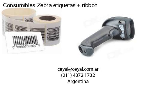 Consumibles Zebra etiquetas   ribbon