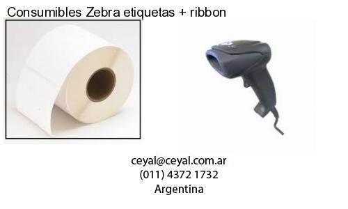 Consumibles Zebra etiquetas   ribbon