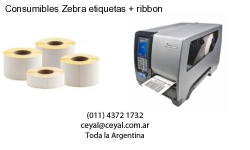 Consumibles Zebra etiquetas   ribbon