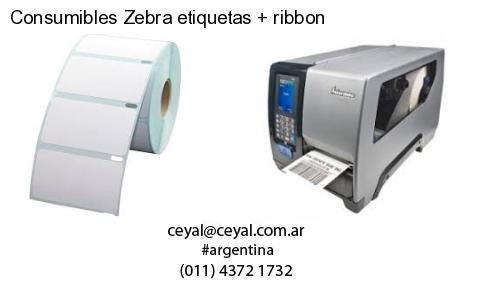 Consumibles Zebra etiquetas   ribbon