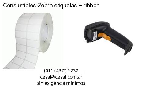 Consumibles Zebra etiquetas   ribbon