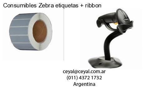 Consumibles Zebra etiquetas   ribbon