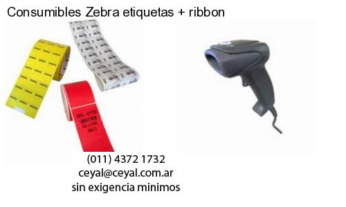 Consumibles Zebra etiquetas   ribbon