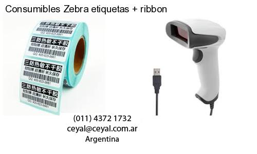 Consumibles Zebra etiquetas   ribbon