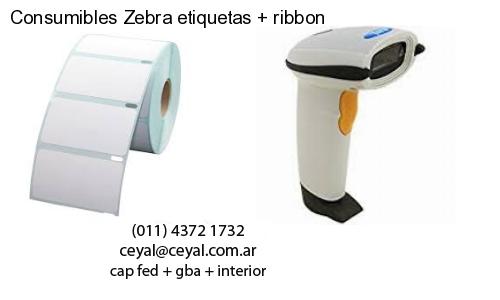 Consumibles Zebra etiquetas   ribbon