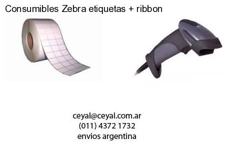 Consumibles Zebra etiquetas ribbon