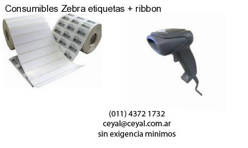 Consumibles Zebra etiquetas   ribbon