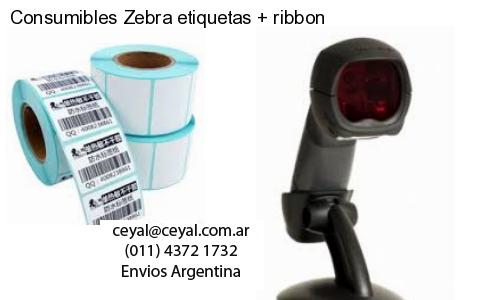 Consumibles Zebra etiquetas   ribbon