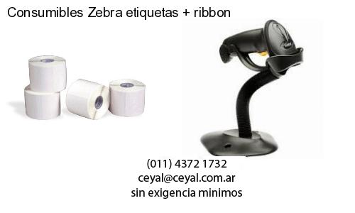 Consumibles Zebra etiquetas ribbon