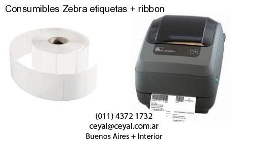 Consumibles Zebra etiquetas   ribbon