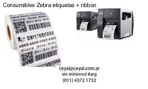 Consumibles Zebra etiquetas   ribbon