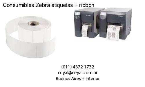 Consumibles Zebra etiquetas   ribbon