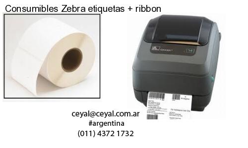 Consumibles Zebra etiquetas   ribbon